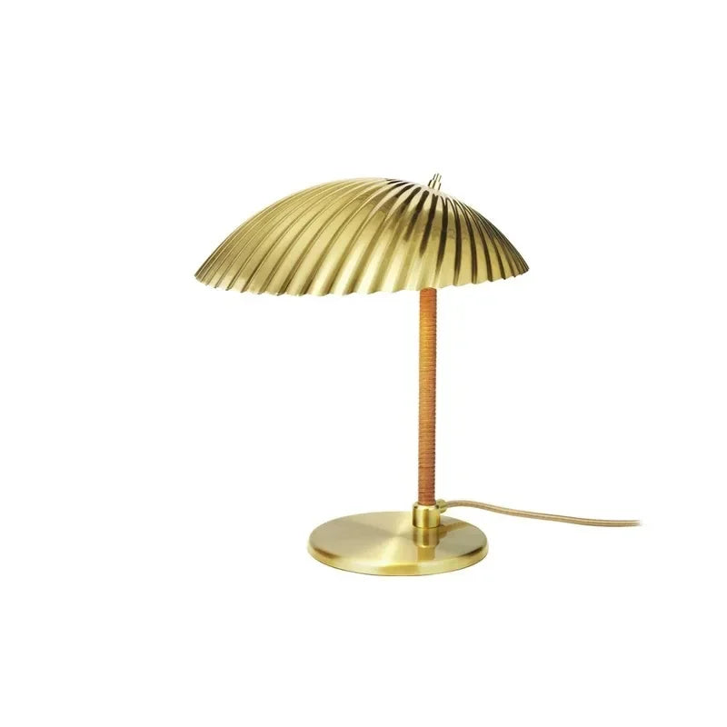 Denmark Designer Vintage Shell High Quality Led Table Lamp Desk Light Copper Chrome Close to Original