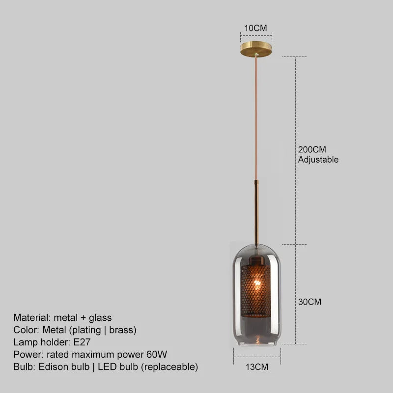 Suspension modernes nordiques pour salle à manger abat-jour en boule de verre cuisine chambre chevet décor lampe suspendue lustres luminaire