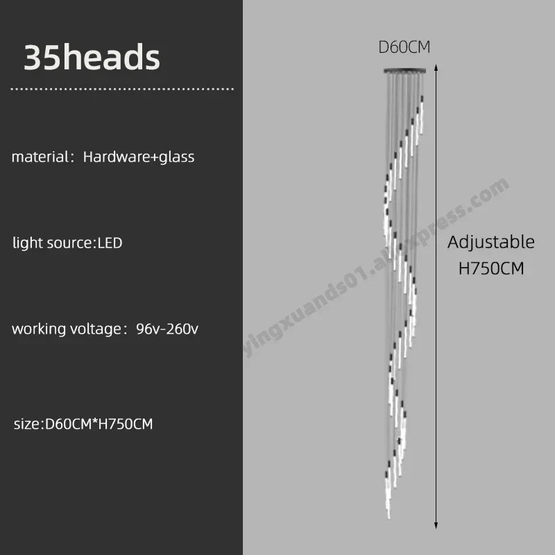 lustre moderne suspendu pour éclairage intérieur design loft