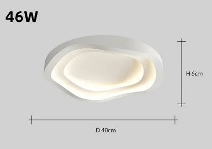 plafonnier led rond élégant lampe intelligente pour décoration intérieure