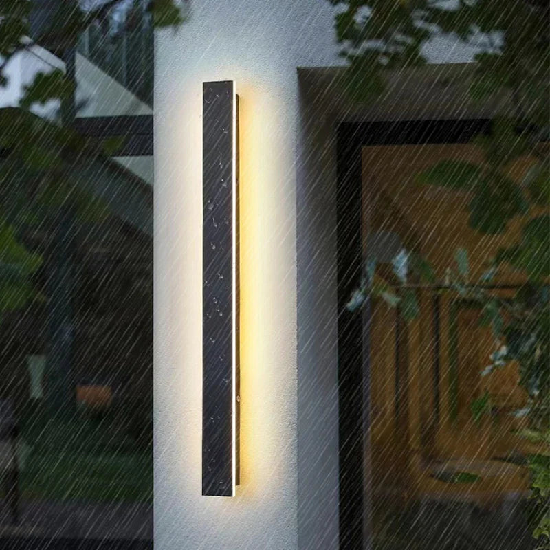 Applique murale led extérieure étanche longue bande moderne