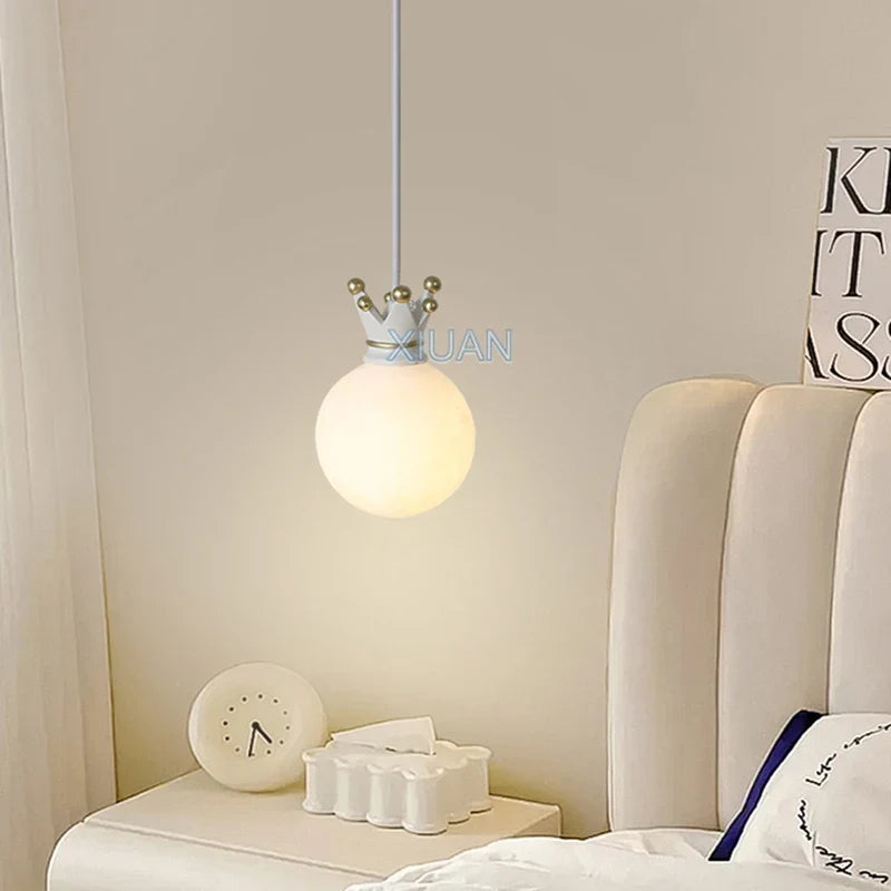 suspension de chevet pour petite chambre avec nœud papillon