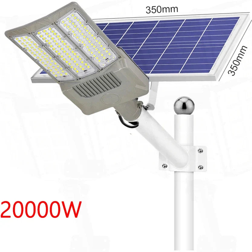 20000W Split Solar Street Light Outdoor Aluminum Solar Street Light Garden Sunlight House Remote Control Waterproof Wall Lamp