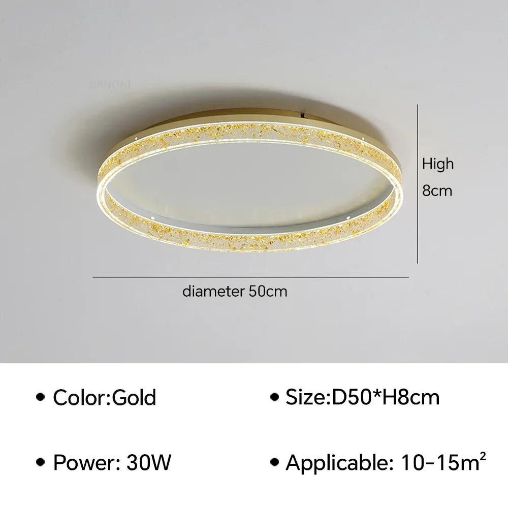 plafonnier moderne led pour décoration intérieure