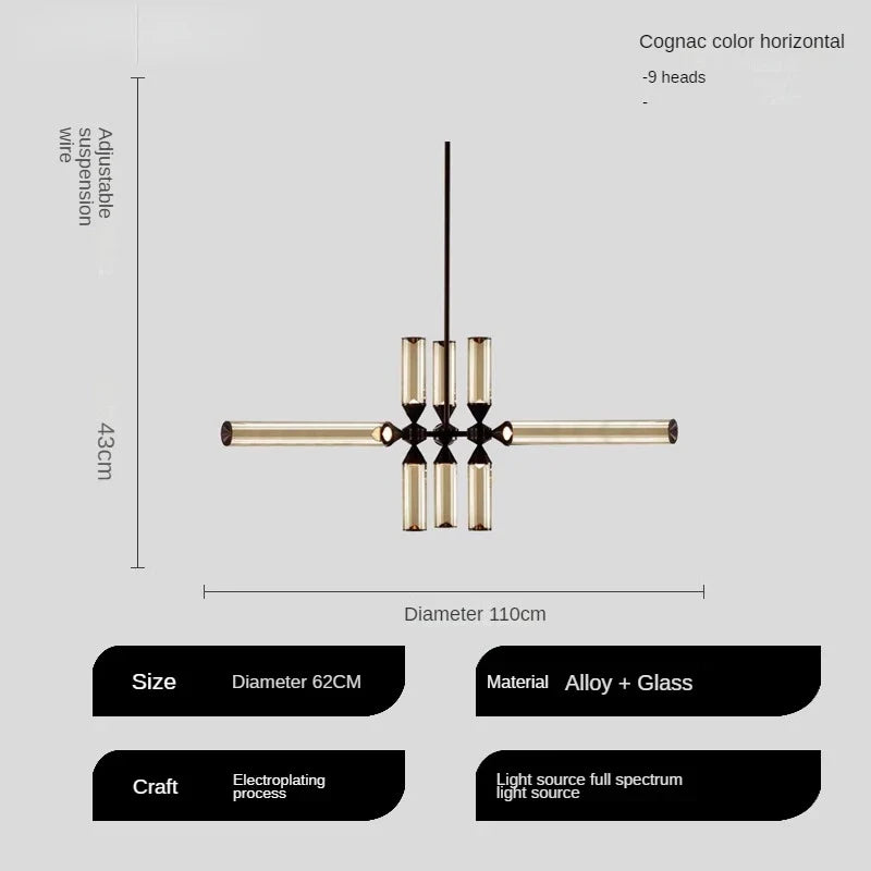 lampe à poser créative en verre design italien pour tous les espaces