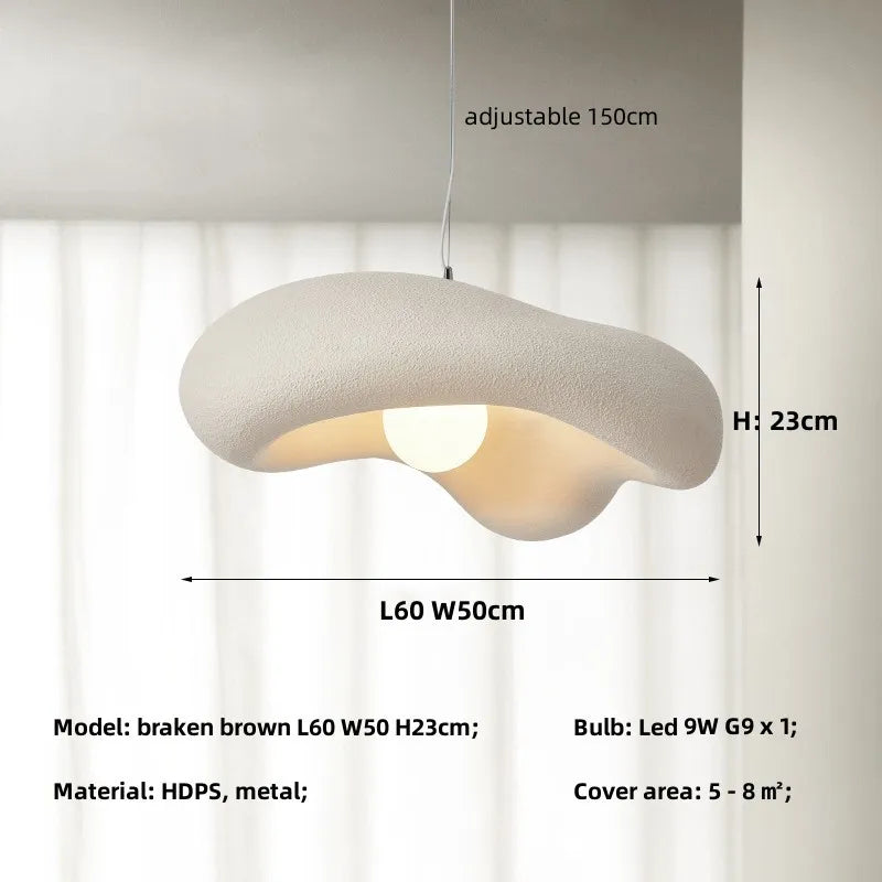 suspension LED wabi sabi style nordique