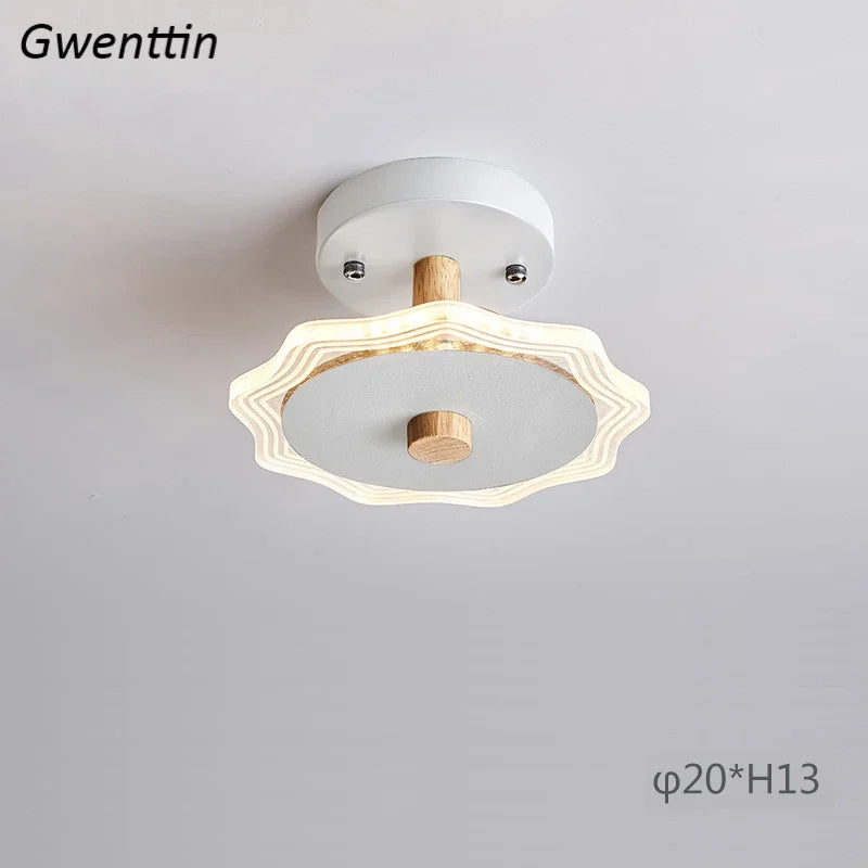 plafonnier moderne nordique led interchangeable pour intérieur élégant