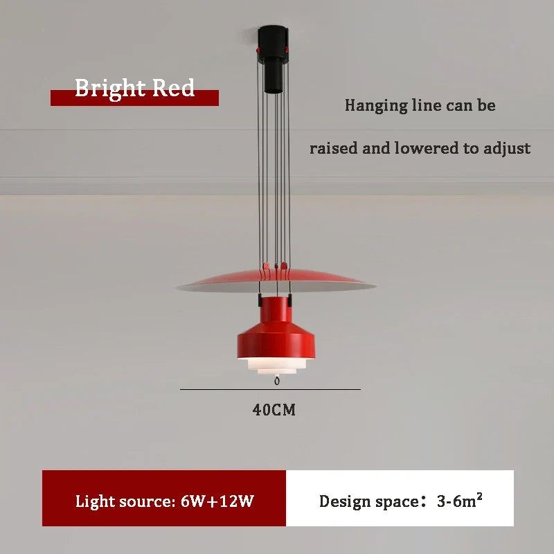 lustre suspendu nordique réglable pour intérieur élégant