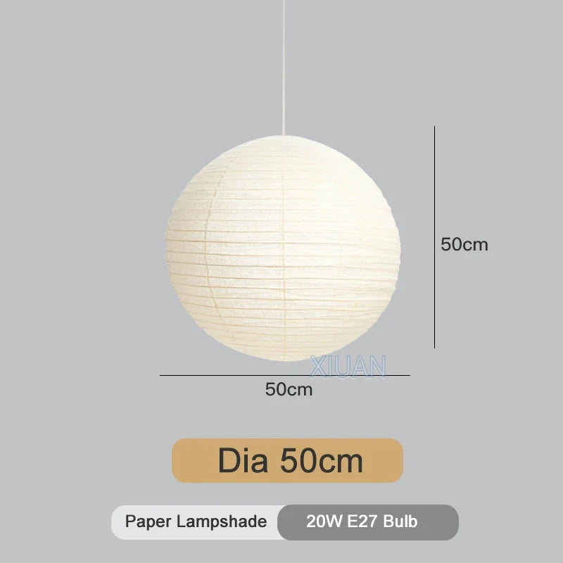 suspension led style japonais sphères pour décor café