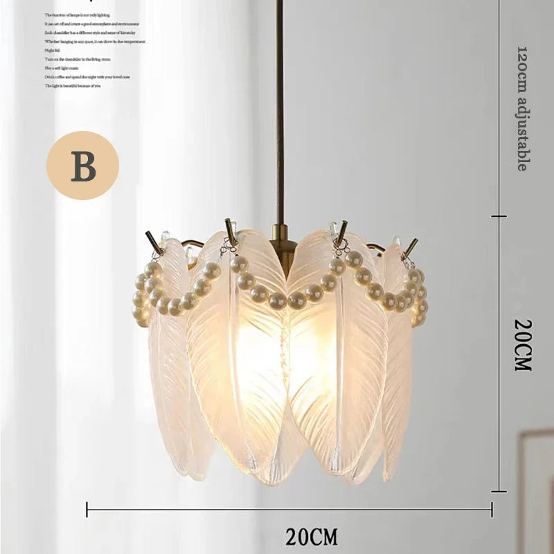 lustre moderne en verre design minimaliste pour intérieur élégant