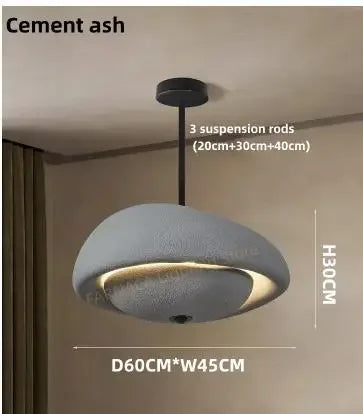lustre moderne wabi-sabi pour décor créatif et écologique