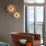 applique murale led moderne en marbre et cuivre 3000k artistique