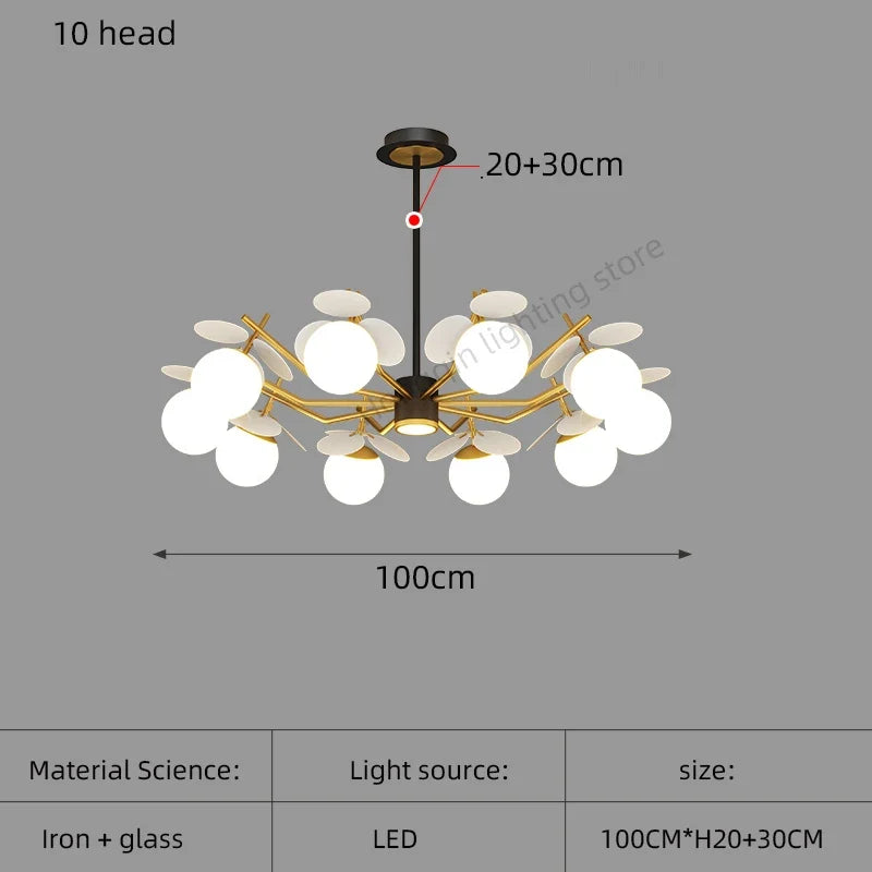lustre à led moderne pour décoration de chambre d'enfant