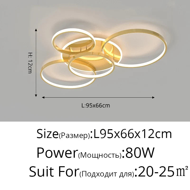 lustre led moderne minimaliste à intensité variable pour éclairage intérieur