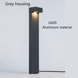 lumière moderne en aluminium pour jardin et chemin extérieur