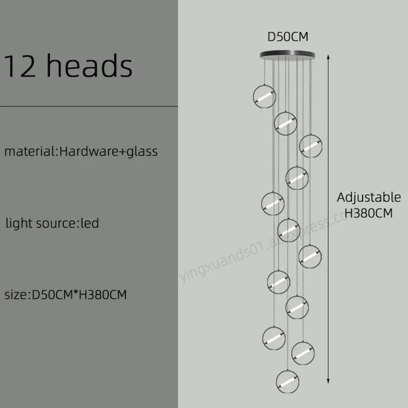 lustre à led moderne pour un éclairage nordique élégant