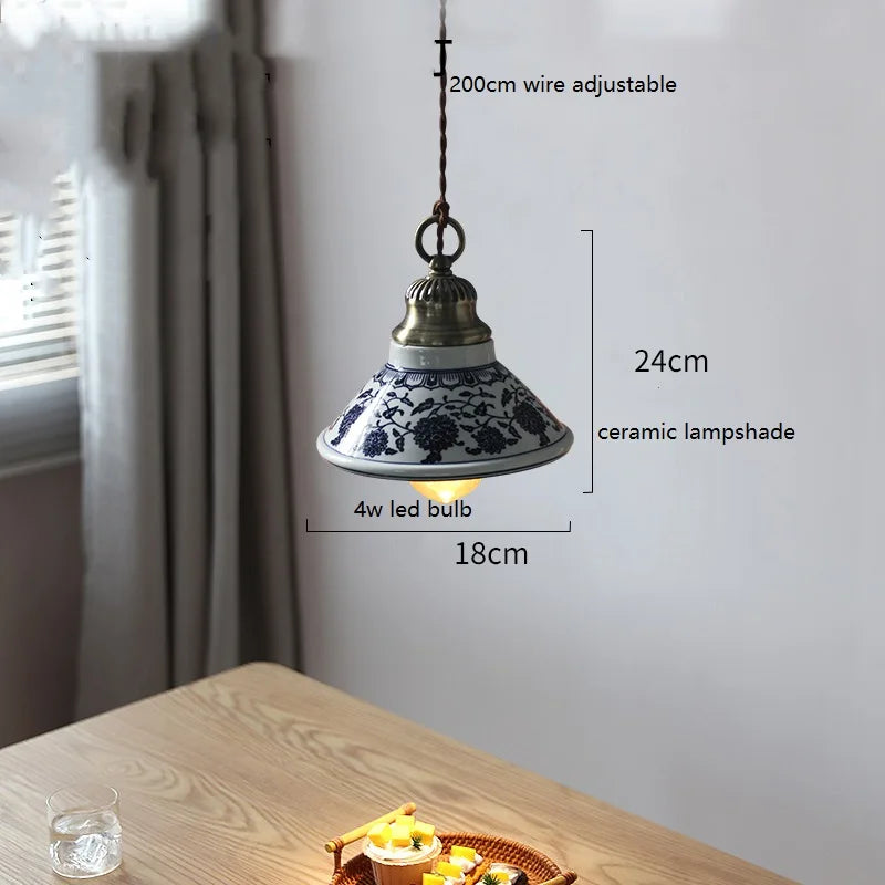 suspension led moderne en céramique pour intérieur maison