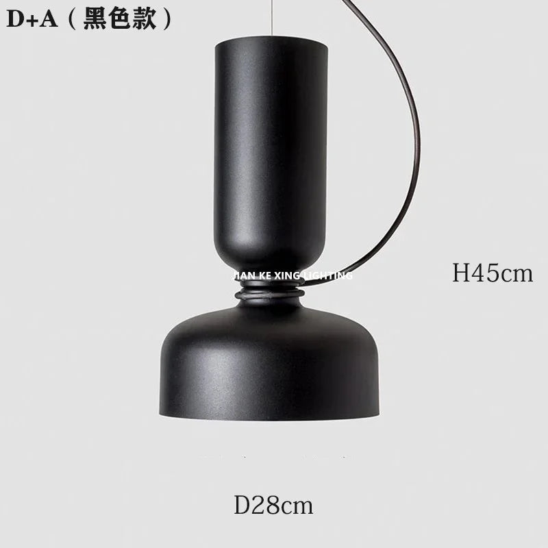 lustre d'art créatif danois en fer forgé idéal pour restaurant