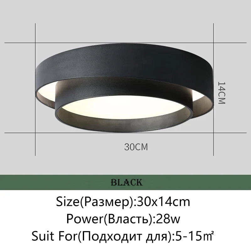 menvix moderne led à intensité variable rond carré luminaires intérieur