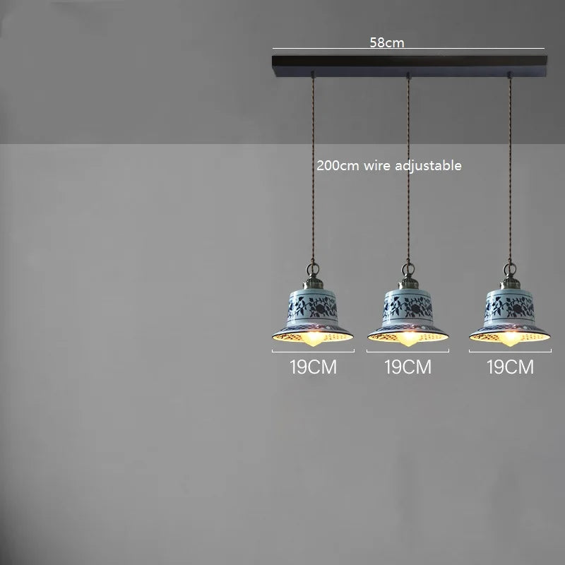 suspension led moderne en céramique pour intérieur maison