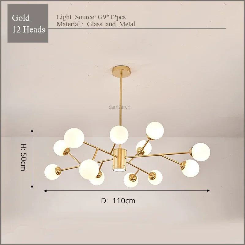 lustre led design élégant pour éclairage intérieur moderne