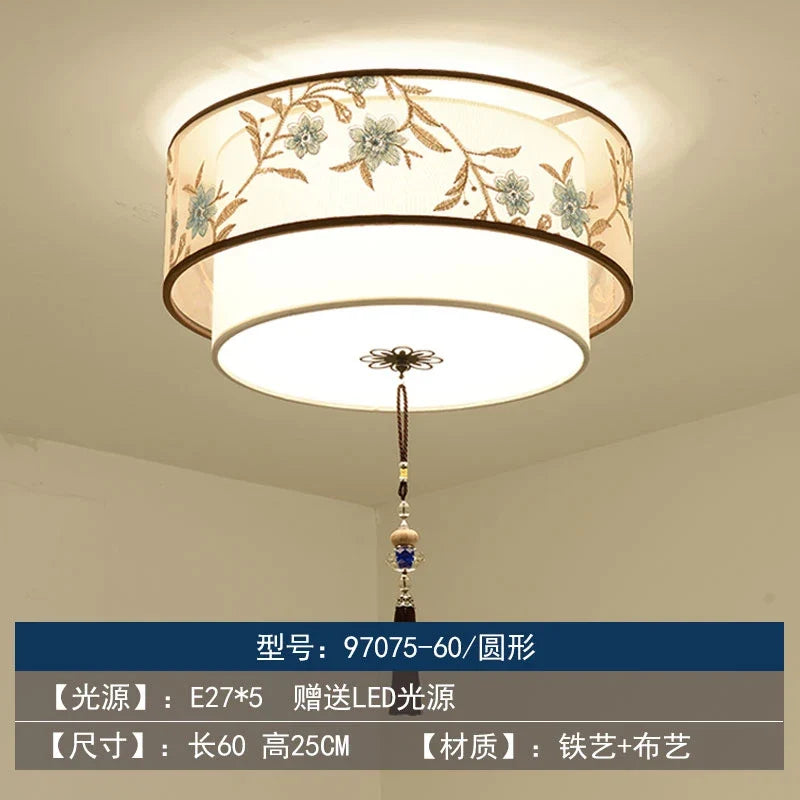 lustre chinois rétro pour un éclairage élégant et chaleureux