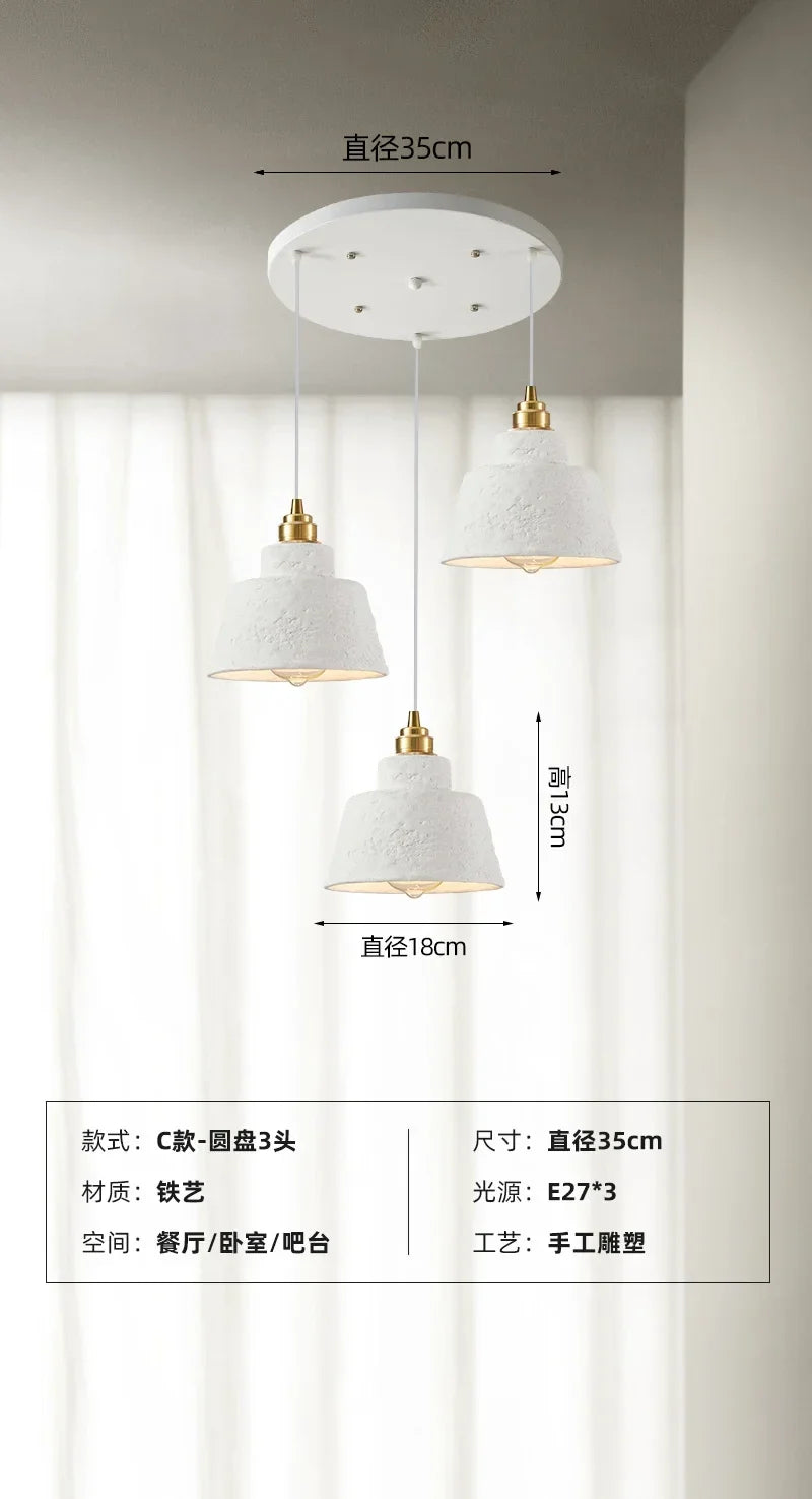 suspension artisanale wabi-sabi pour ambiance japonaise moderne