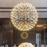 Boule d'étincelle led pour décoration de fête restaurant