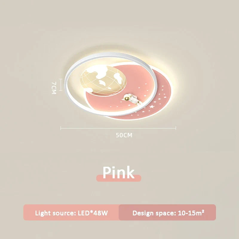 plafonnier moderne créatif pour chambre d'enfant en led
