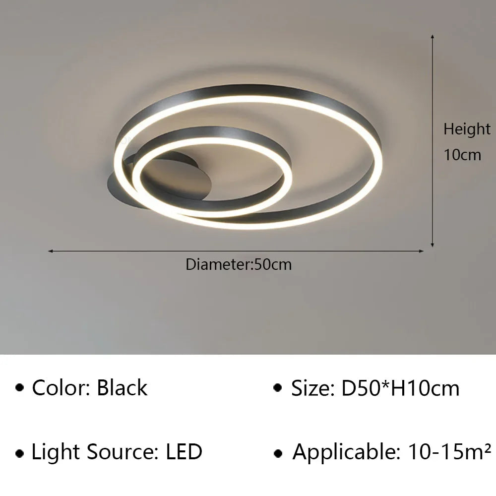 lustre style industriel à leds pour décoration intérieure moderne