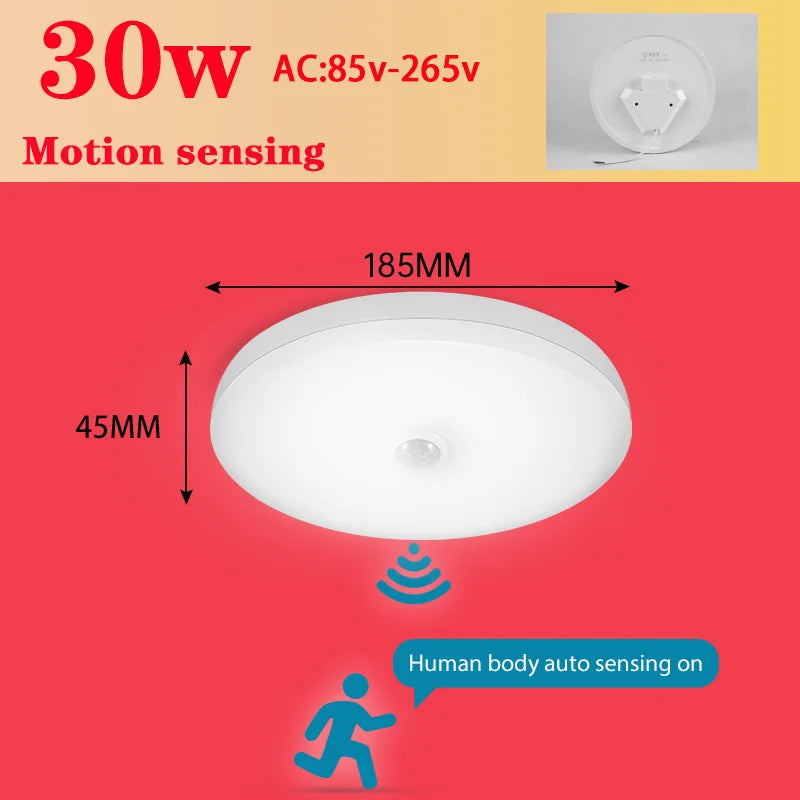 plafonnier led avec détecteur de mouvement pour intérieur