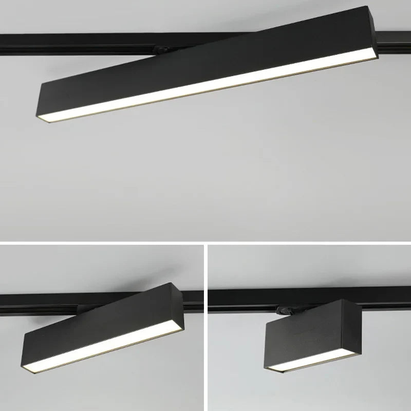 plafonnier cree led rail éclairage pour magasins et intérieurs modernes