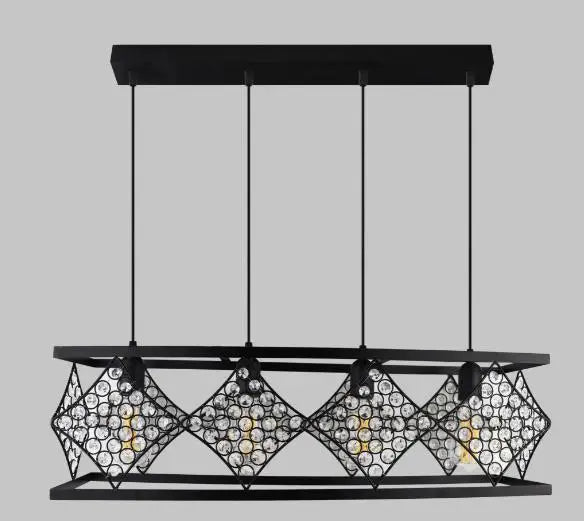 Loft Industrial Style Hexagonal Iron Art Dining Room Chandelier Retro Living Room Bedroom Lamp Bar Edison Creative Lamps
