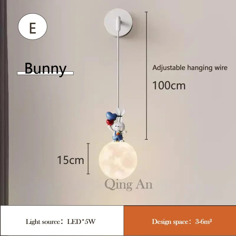 applique murale led chat mignon pour chambre d enfant décoration chaleureuse