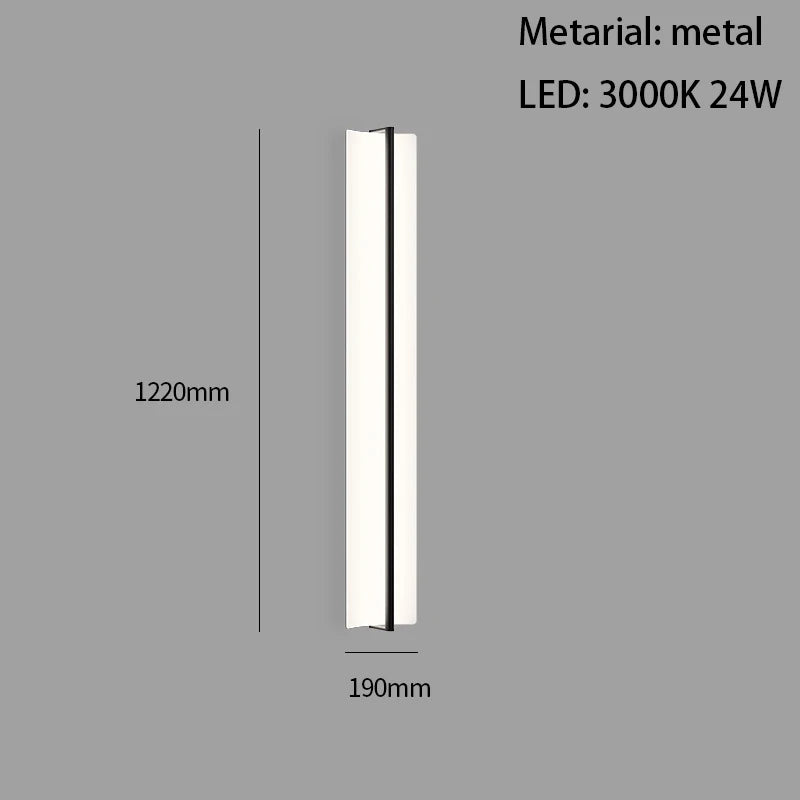 applique murale led minimaliste rectangle