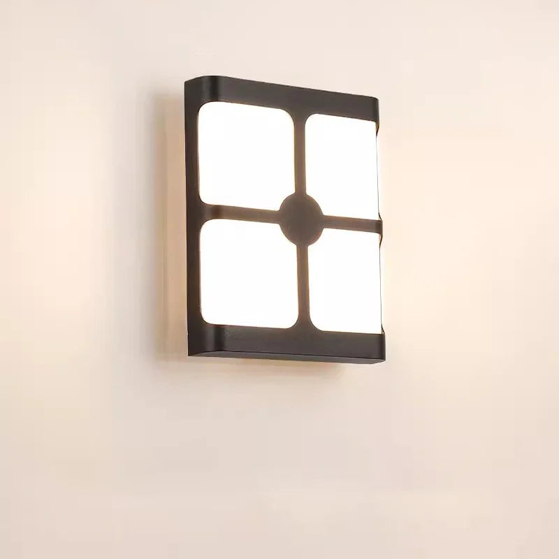 applique murale led extérieure moderne et étanche pour jardin et allée