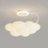 lustre romantique nuages pour chambre enfant décoration nordique
