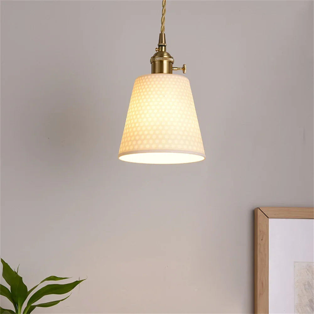suspension LED en céramique design moderne décorative idéale loft bar