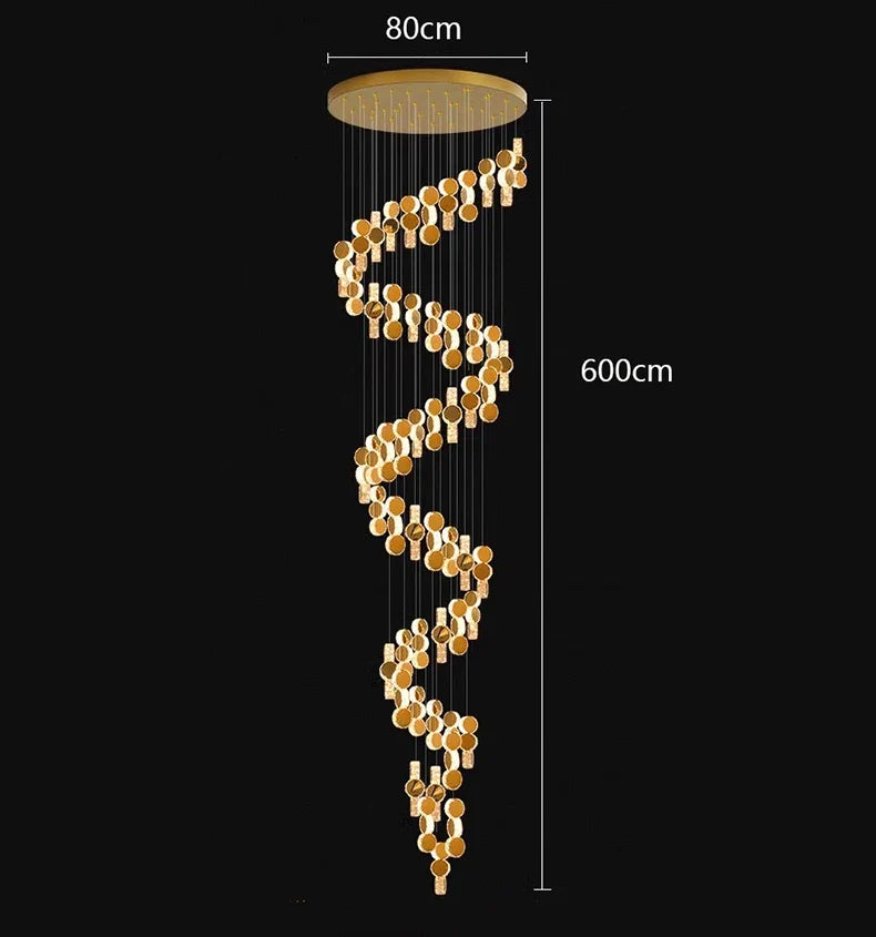 lustre led moderne suspendu éclairage intérieur décoratif