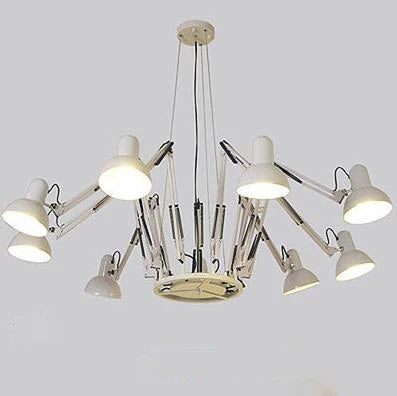 suspension moderne en forme d'araignée pour divers espaces