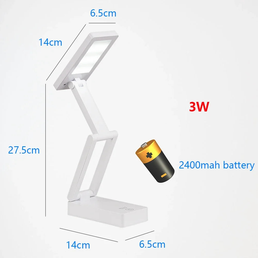 lampe de bureau tactile led pliable col de cygne protection des yeux