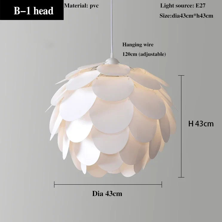 lustre ananas original en placage de bois pour hôtels bars et restaurants