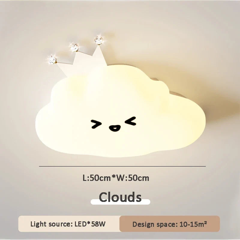 plafonnier mignon étoile lune nuage pour chambre enfant décorative