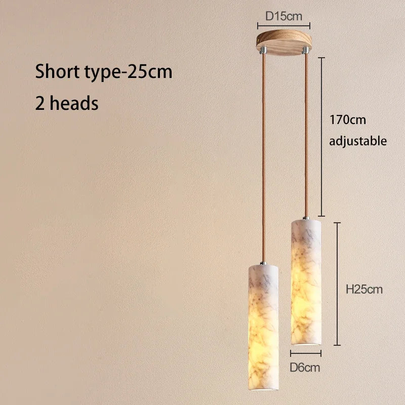 lustre wabi-sabi en marbre naturel pour hôtel design
