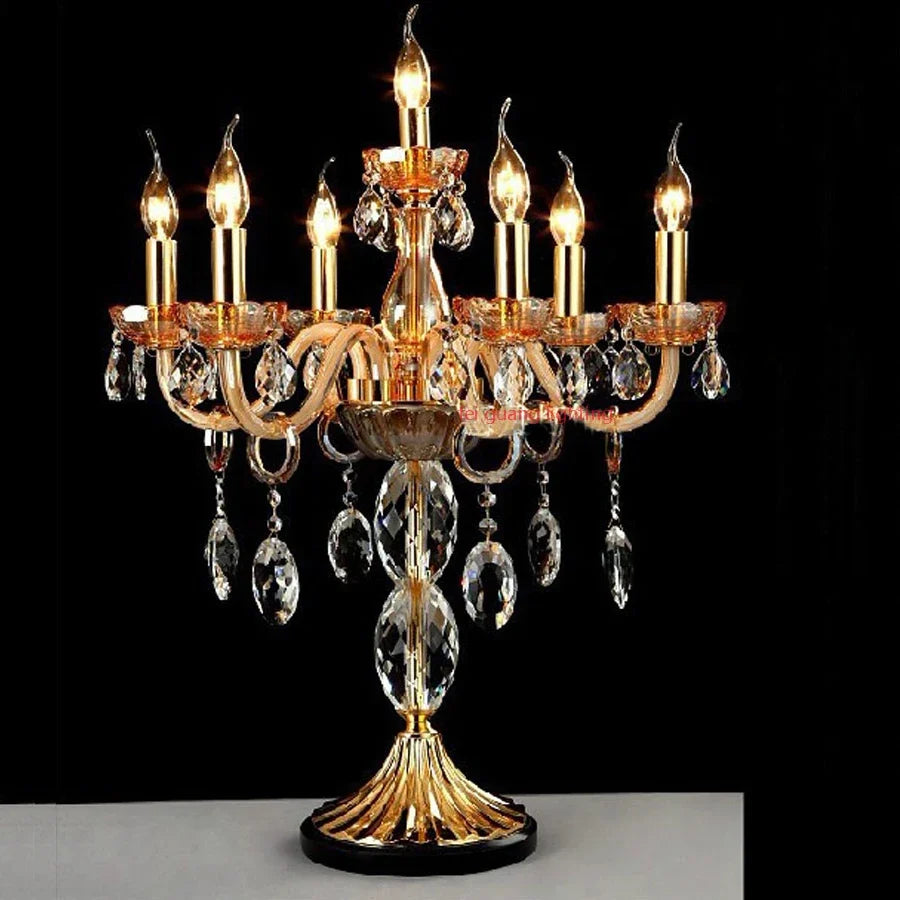 lampes de table en cristal moderne style nordique haut de gamme