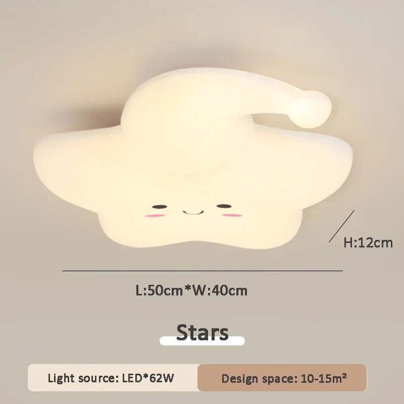 plafonnier mignon étoile lune nuage pour chambre enfant décorative
