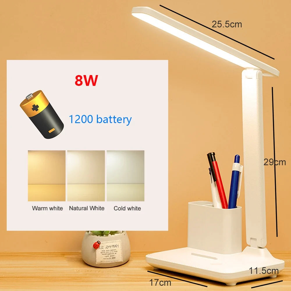 lampe de bureau led tactile usb gradation protection yeux
