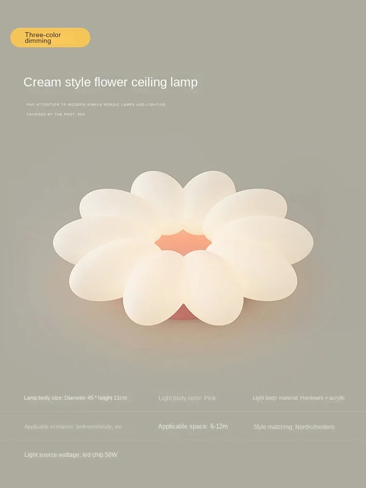lustre créatif à pétales pour une ambiance chaleureuse et apaisante