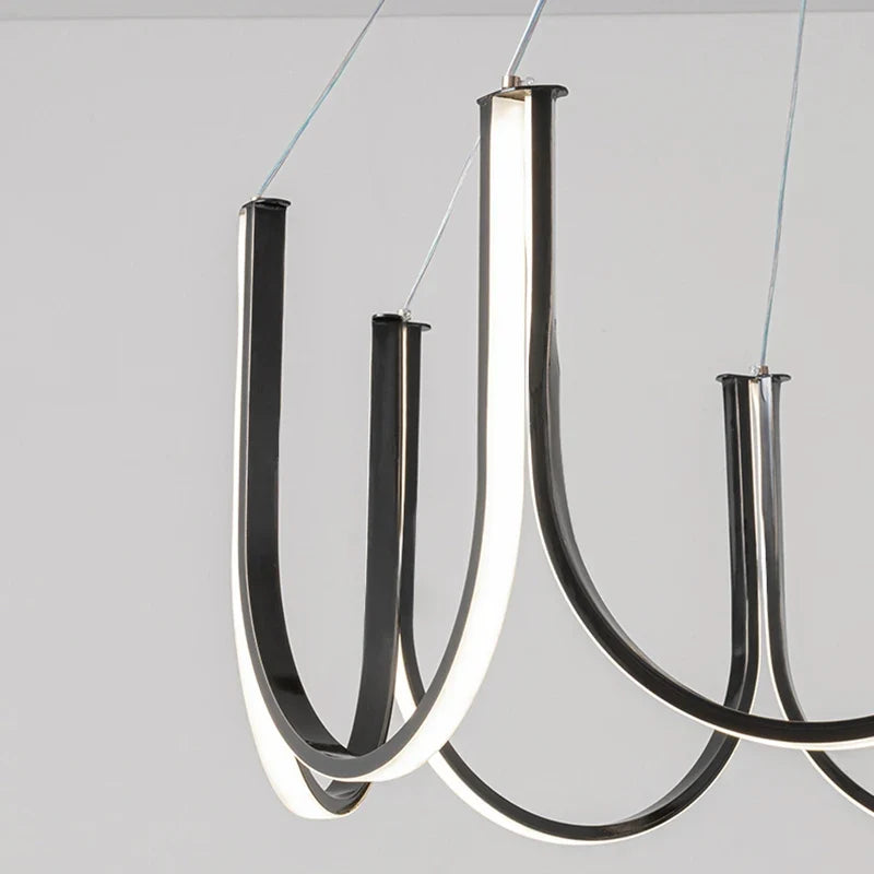 lustre led moderne créatif décoratif pour diverses utilisations