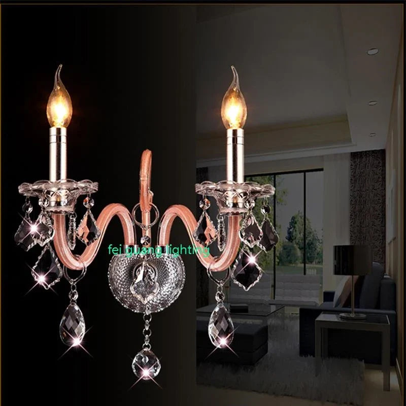 lustre moderne en cristal pour décoration intérieure élégante